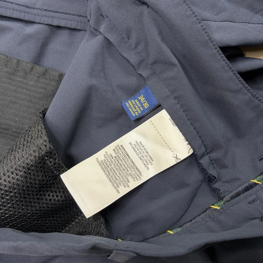 Polo Ralph Lauren Performance Chinos Mens 34x30 Navy Blue Pants